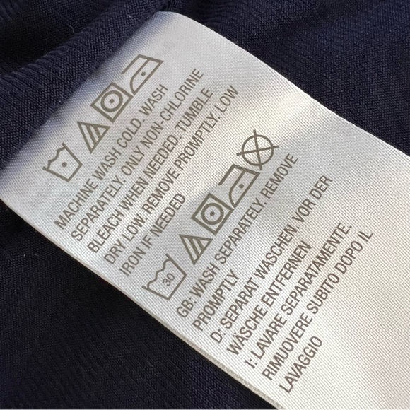 Susan Graver chiffon smocked neck fully lined top - Picture 8 of 11